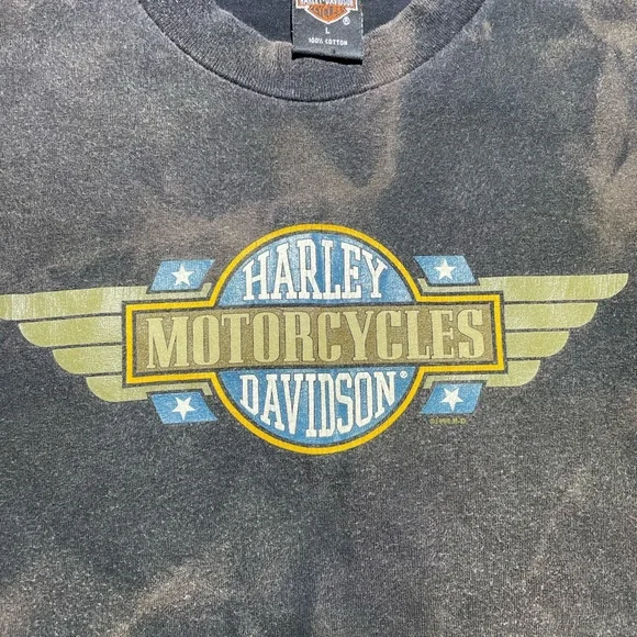 90s distressed Harley Davidson tee - Picture 5 of 10